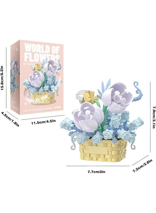 مجموعة مكعبات نرجس الصغيرة الزهور مجموعة نباتية إبداعية هدية - Image 3